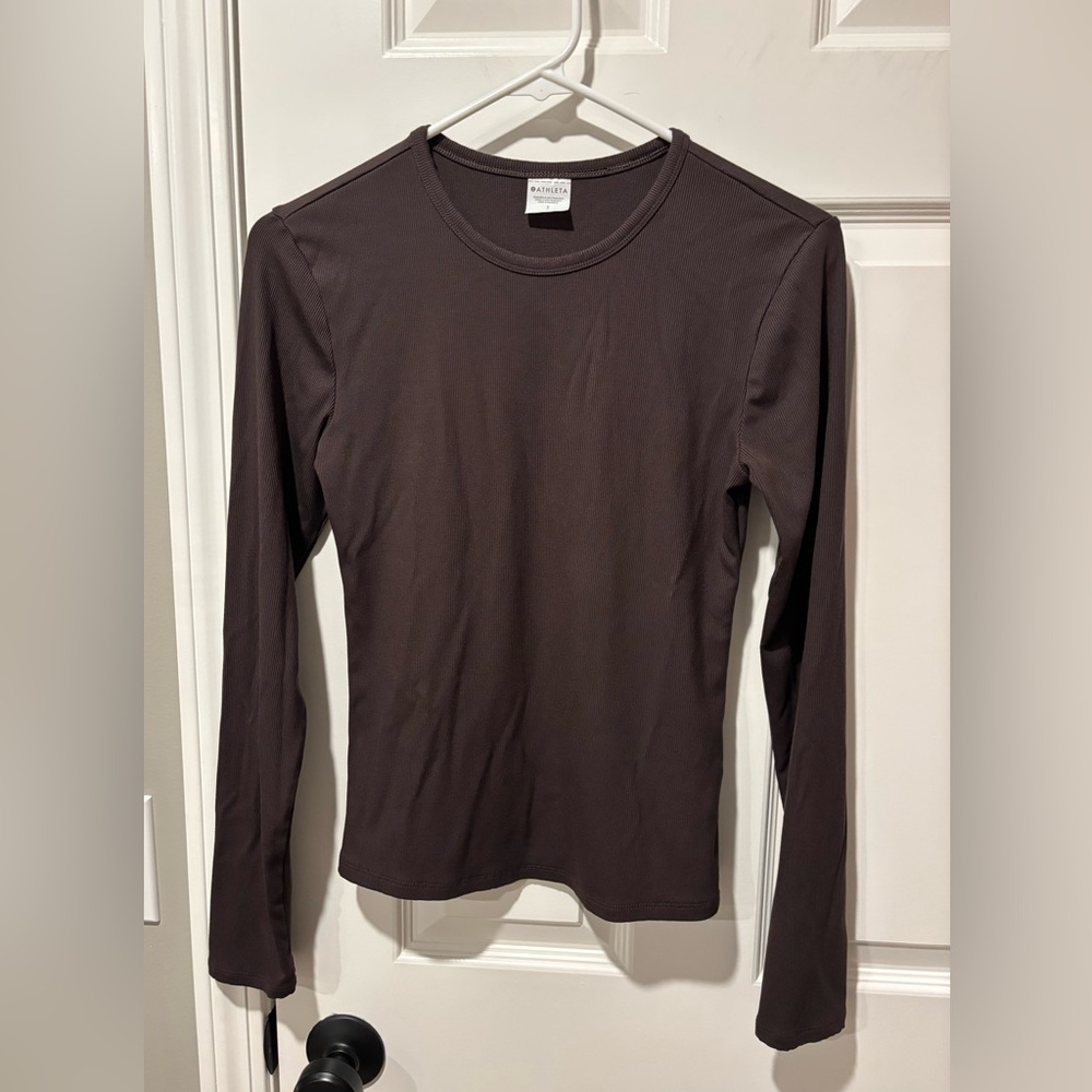 Athleta Ribbed Crew